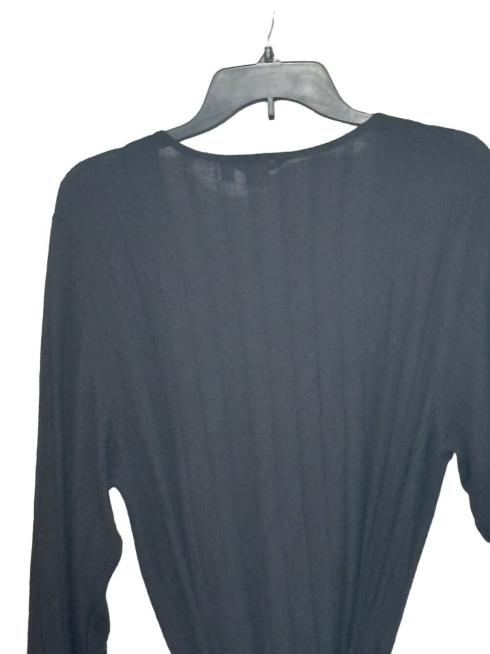 BP Women’s Knit Rib Robe In Black, S - Picture 12 of 13
